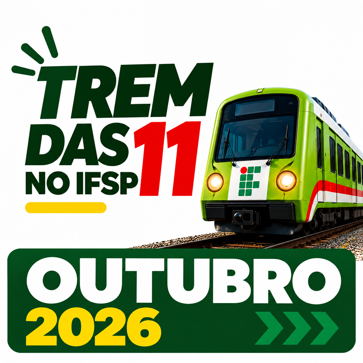Capa do Trem das 11 de outubro de 2026