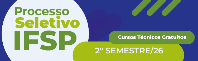 Processo Seletivo 2026 - 2º semestre